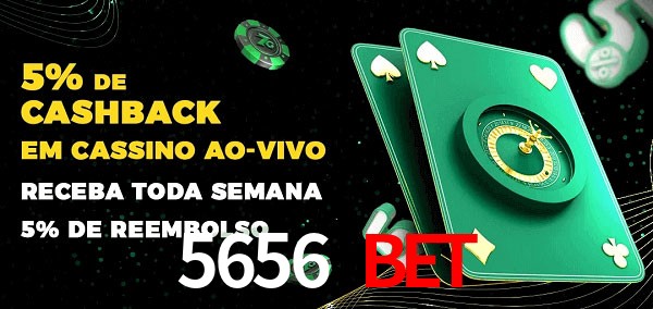 Promoções do cassino ao Vivo 5656 Bet